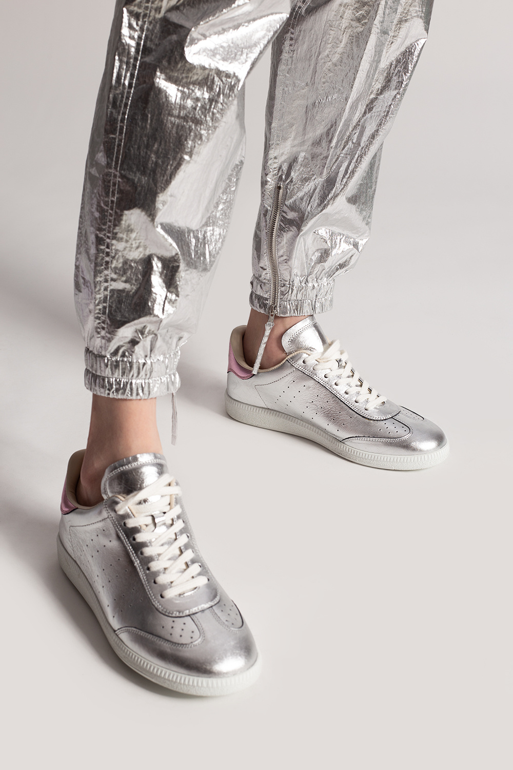 Isabel marant cheap sneakers silver